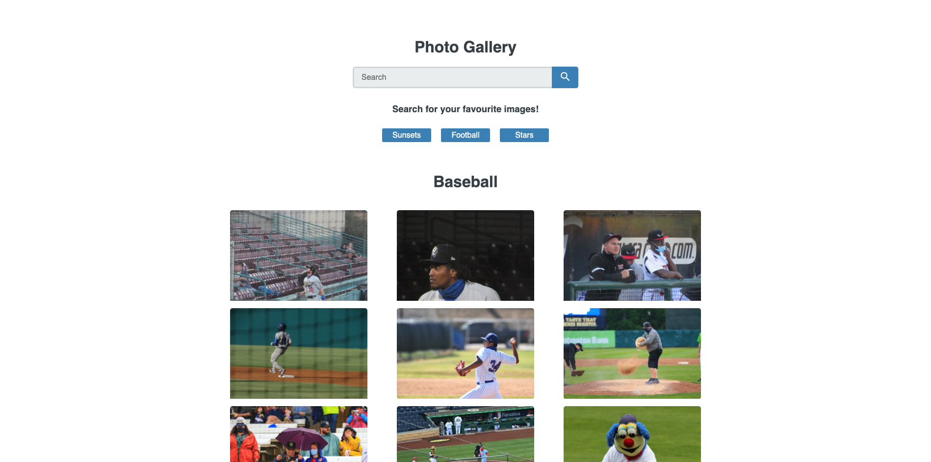image of  React Photo Gallery