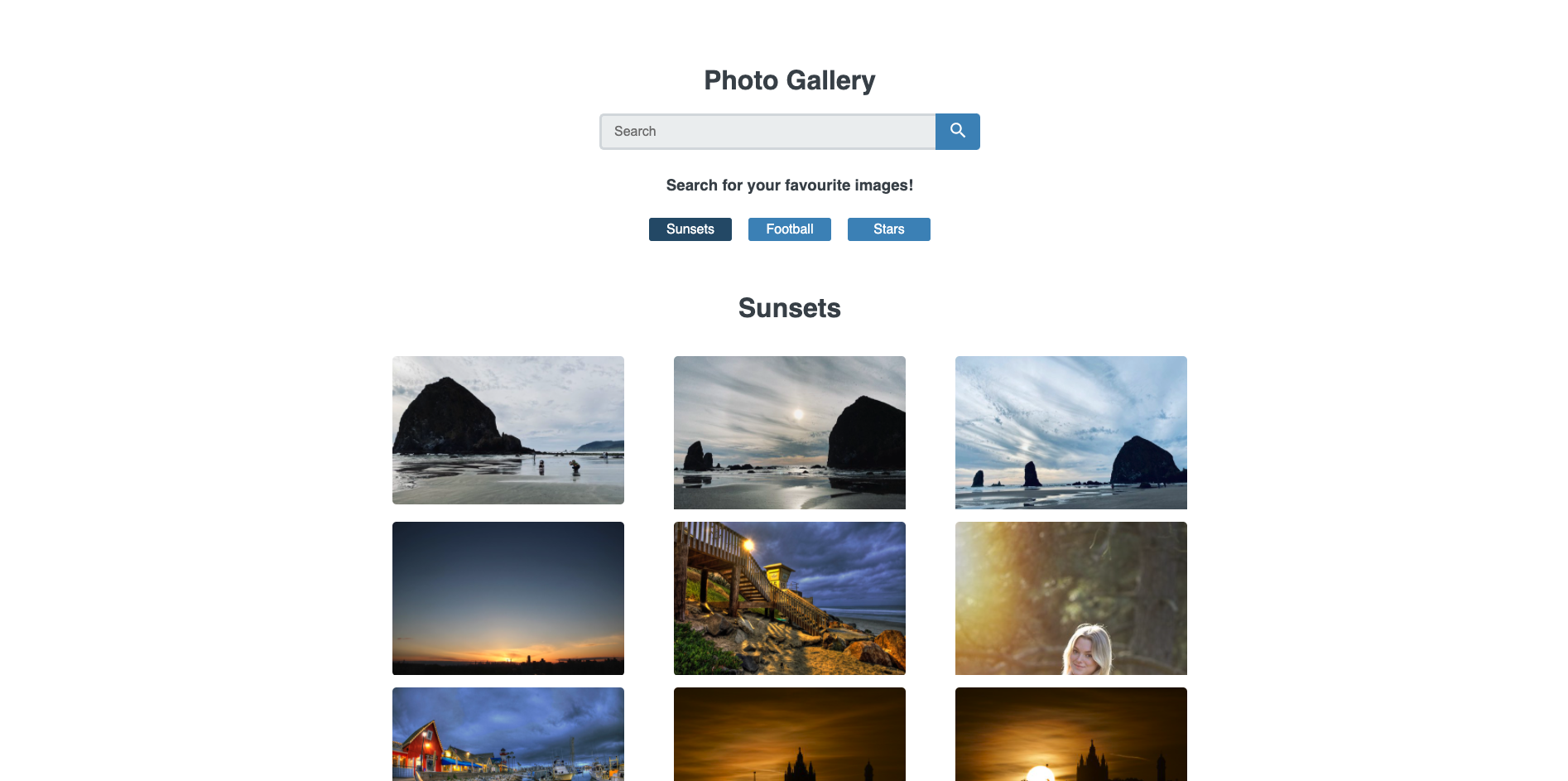 image of  React Photo Gallery